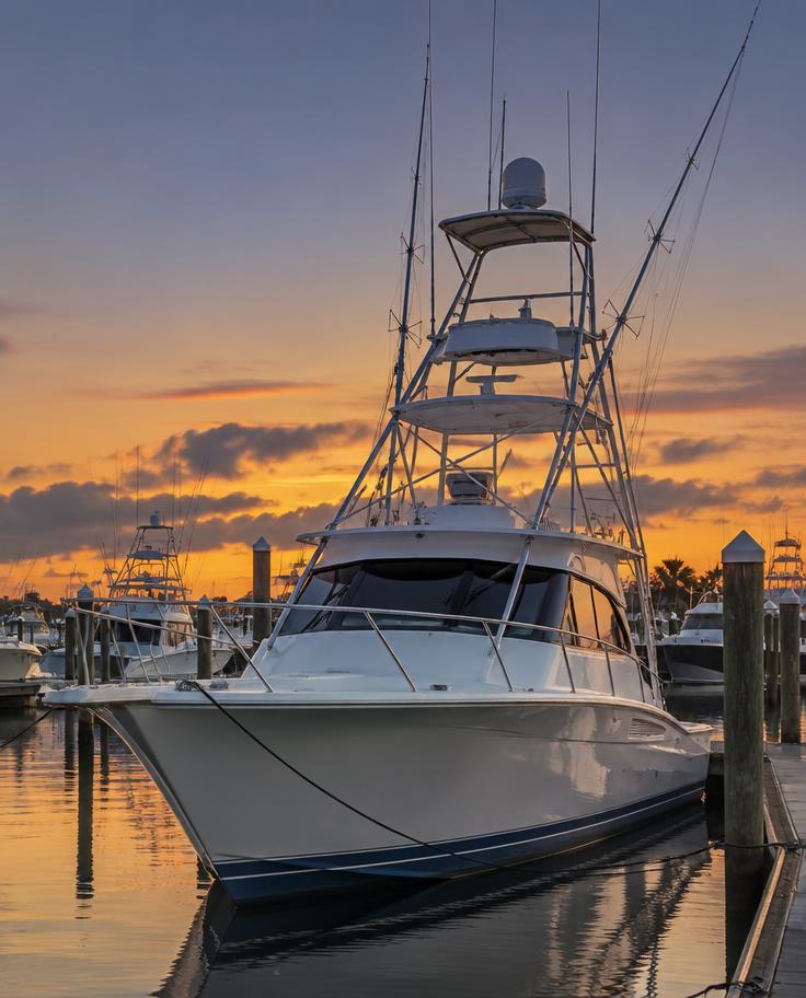 Sport fishing boat